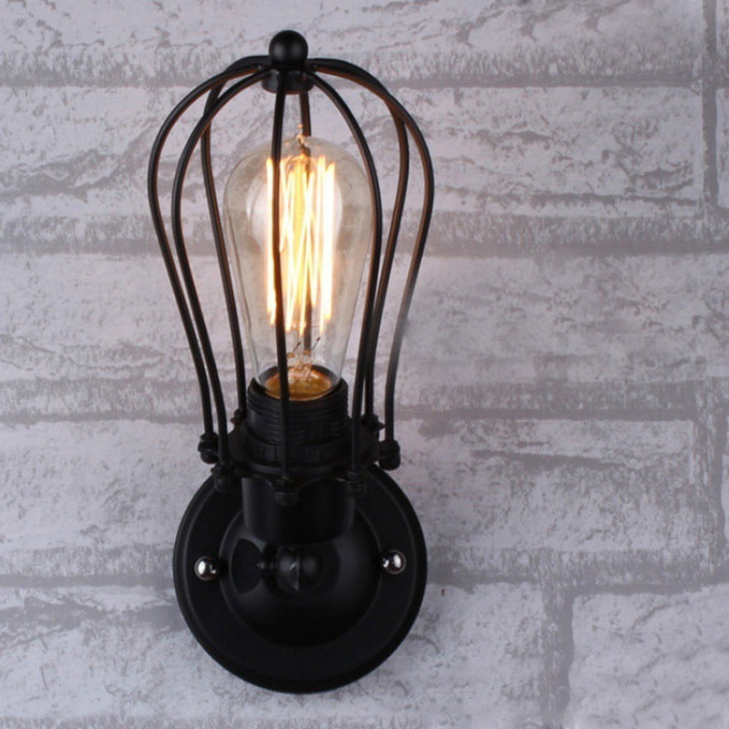 Black Retro Goth Wall Light vintage