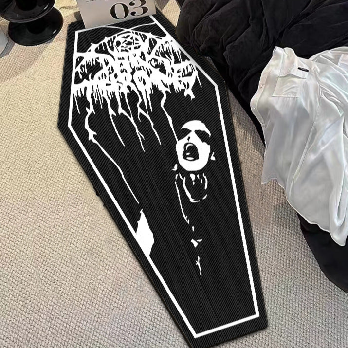 Black Scream Rug