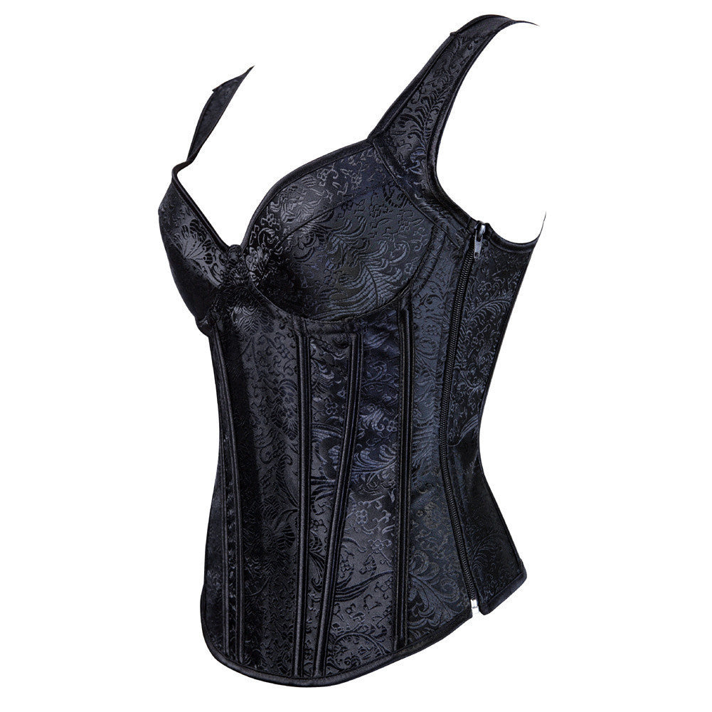 Black Short Sleeved Corset