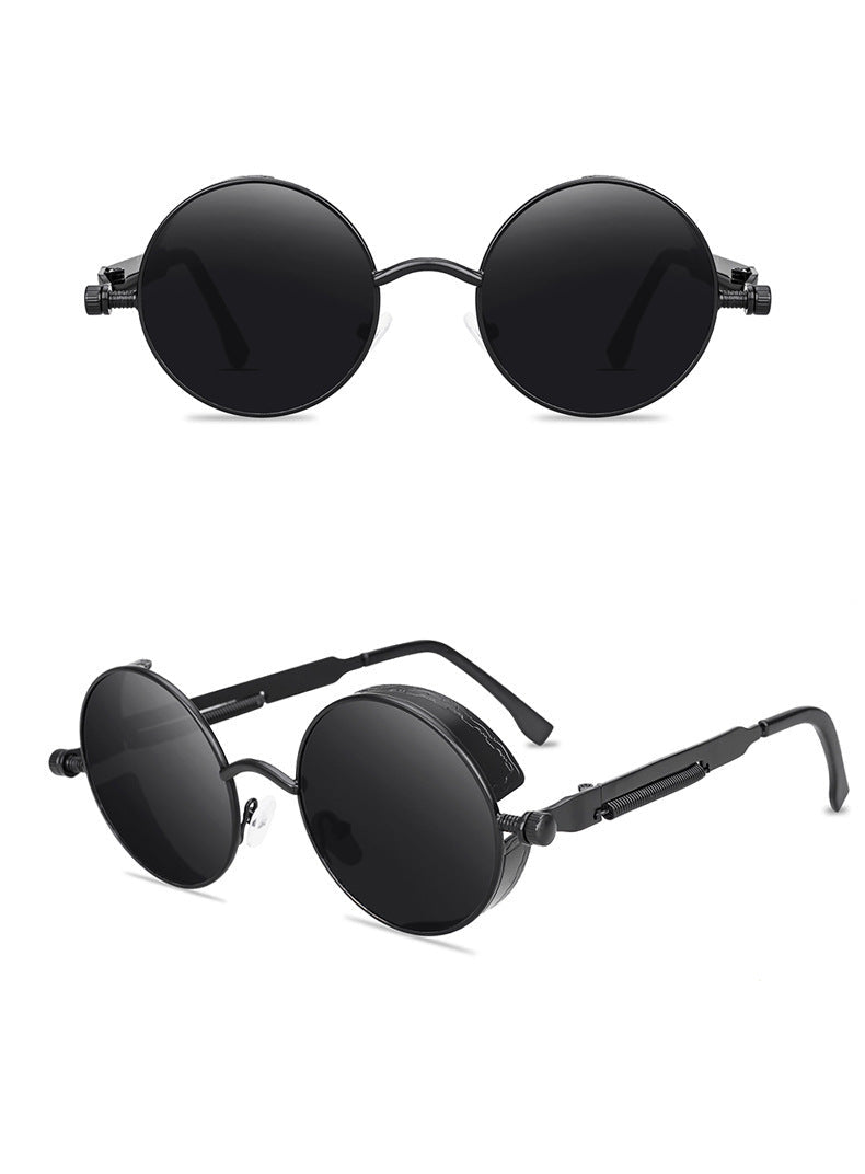 Black Steampunk Sunglasses black