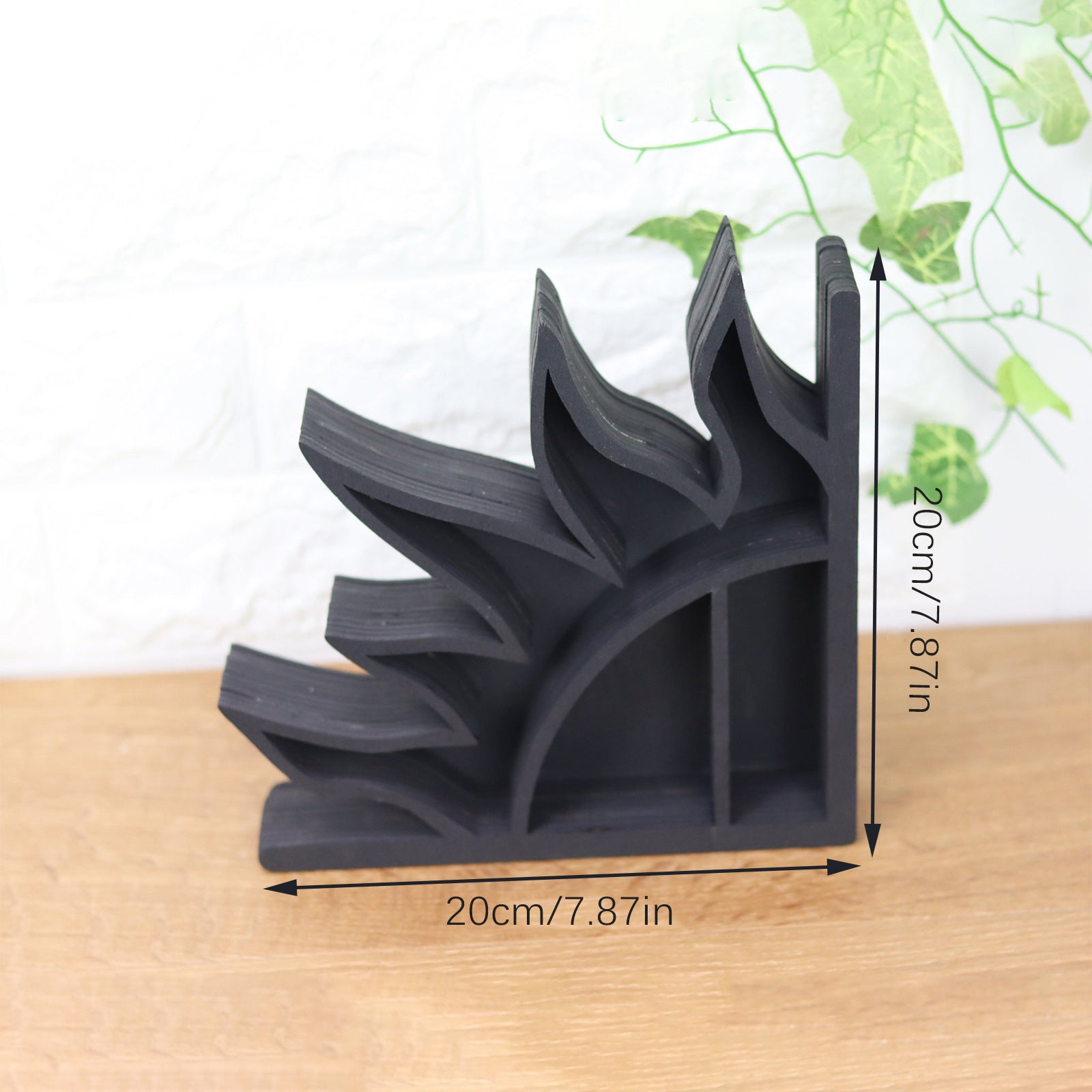 Black Sun and Moon Book Stand Crystal Display book holder