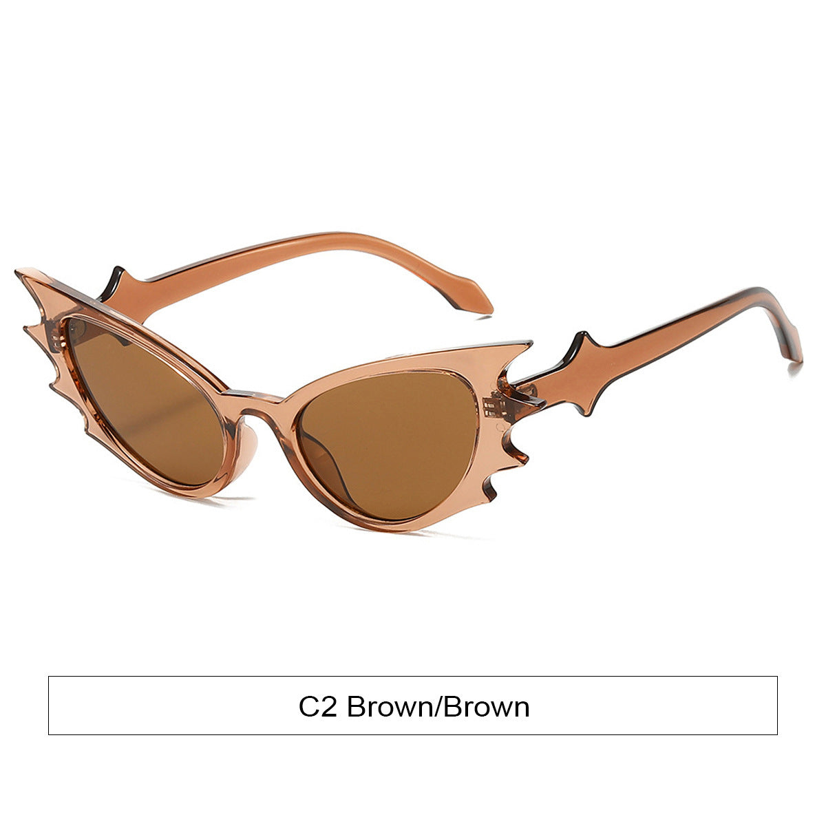Black Bat Shaped Sunglasses
