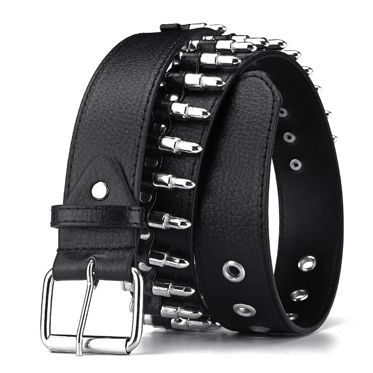 Black rivet Bullet Belt