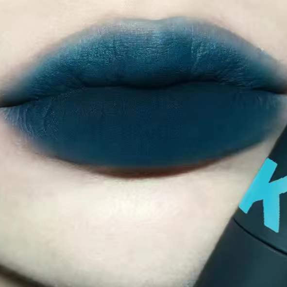 Blue Matte Liquid Lipstick Goth