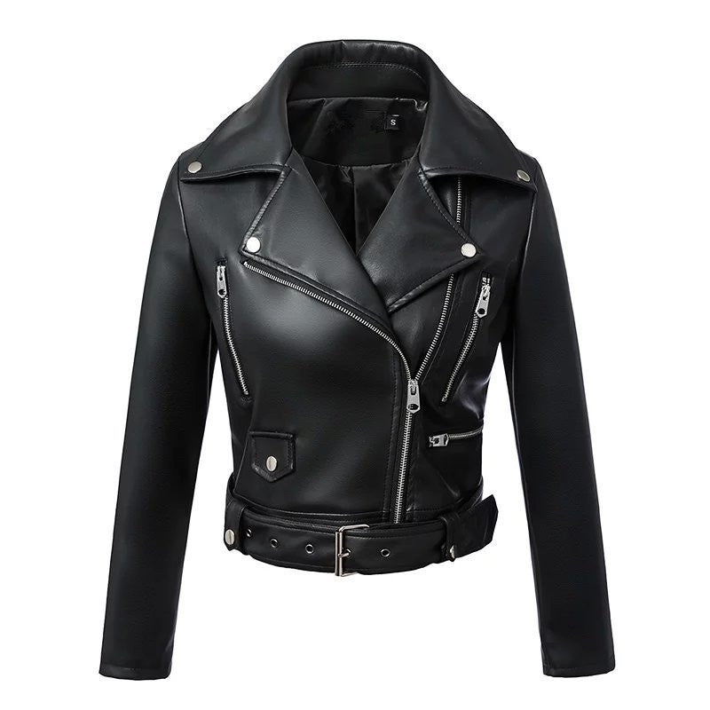 Casual Alt Goth Leather Jacket