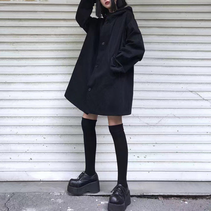 Casual Goth Oversized Jacket