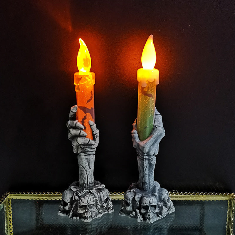 Creepy Skeleton Hand Candle Light Lamp