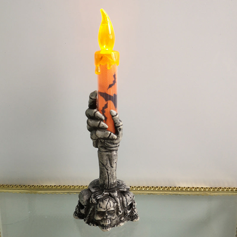 Creepy Skeleton Hand Candle Light Lamp halloween