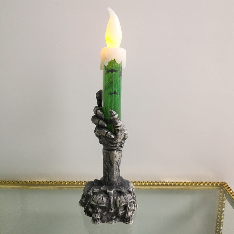 Creepy Skeleton Hand simulation Candle Light Lamp