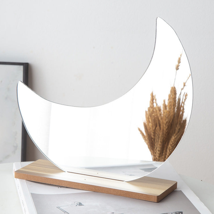 Crescent Moon Makeup Mirror