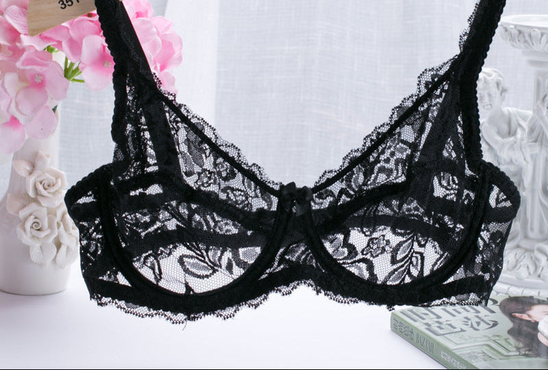 Dark Fashion Bra Black Lace