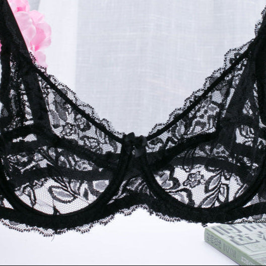 sexy Dark Fashion Bra Black Lace