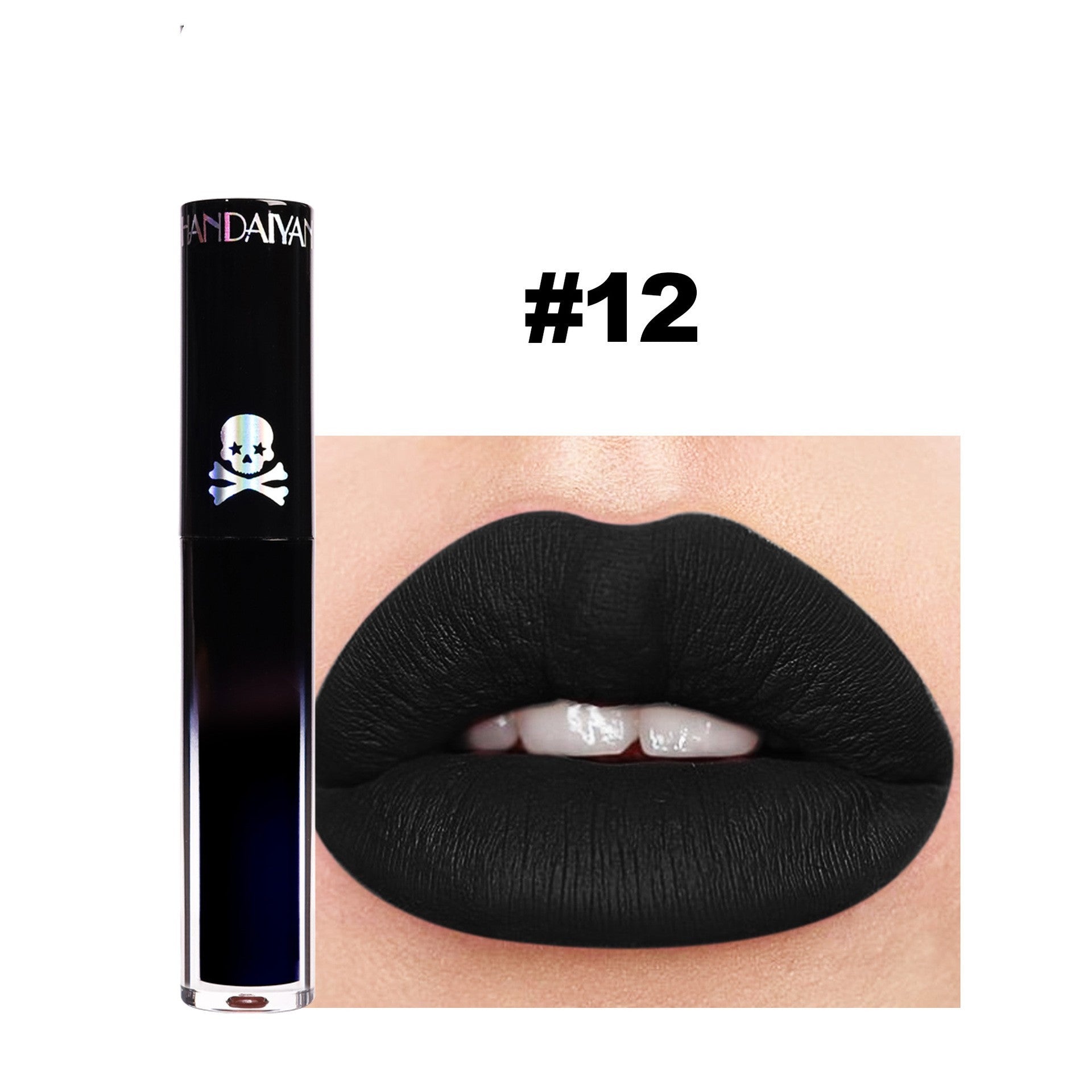 Dark Neon Black Lipstick