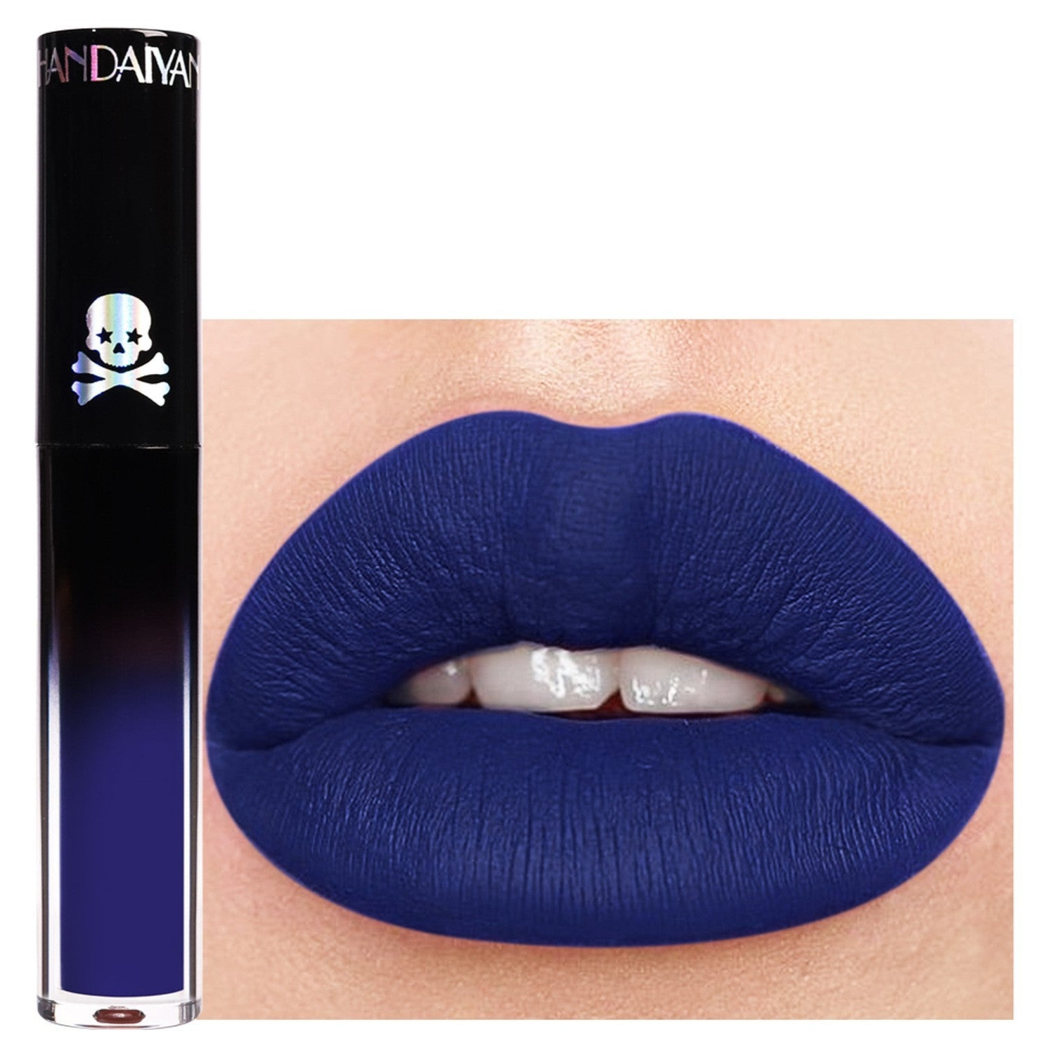 Dark Neon Blue Lipstick