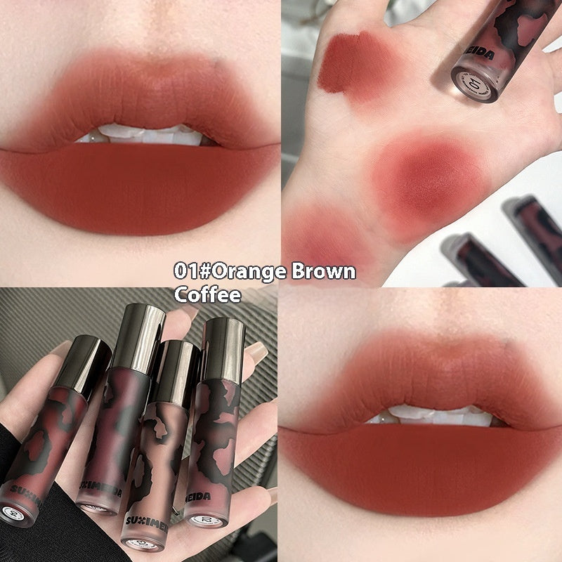 Gothic Bloody Dark Red Matte Liquid Lipstick