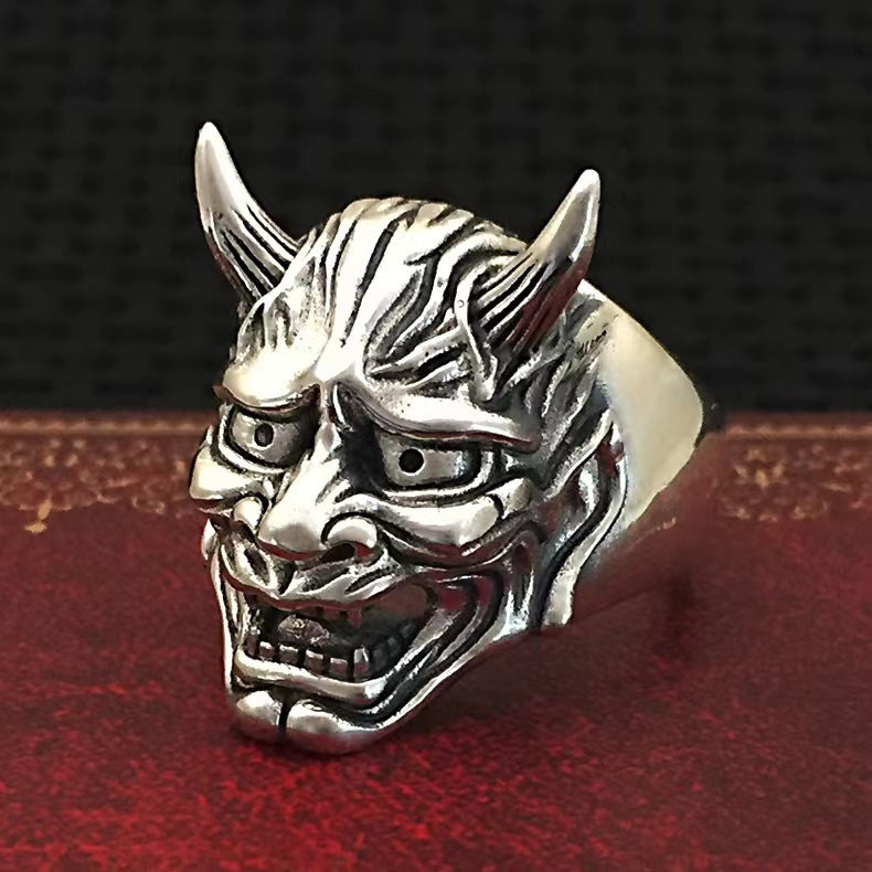 Demon Oni Mask Ring