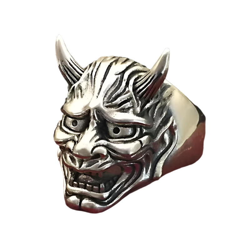 Demon Oni Mask Ring
