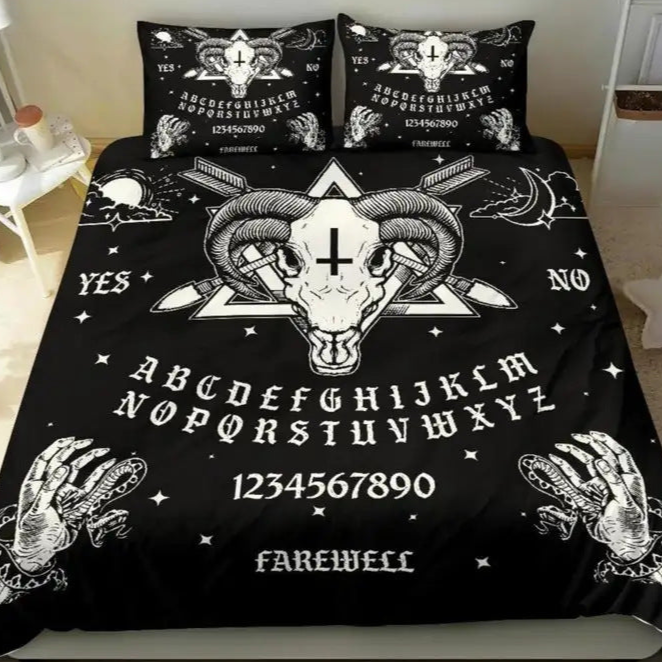 Demon Ouija Board Bedding Set duvet cover set