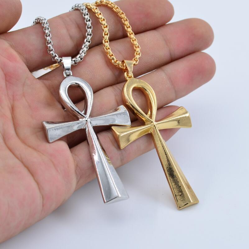Egyptian Ankh Necklace Gothic Womens