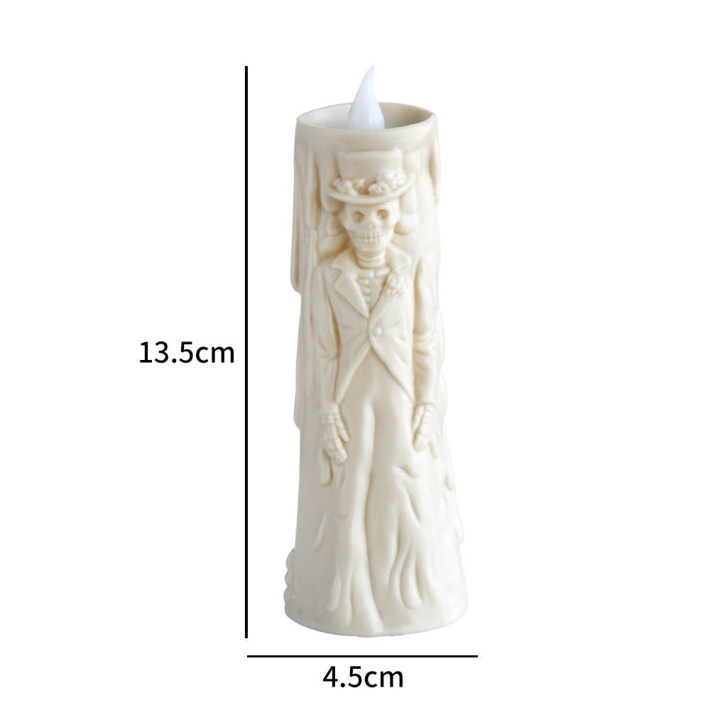 Ghost Bride Groom LED  simulation Candle Light
