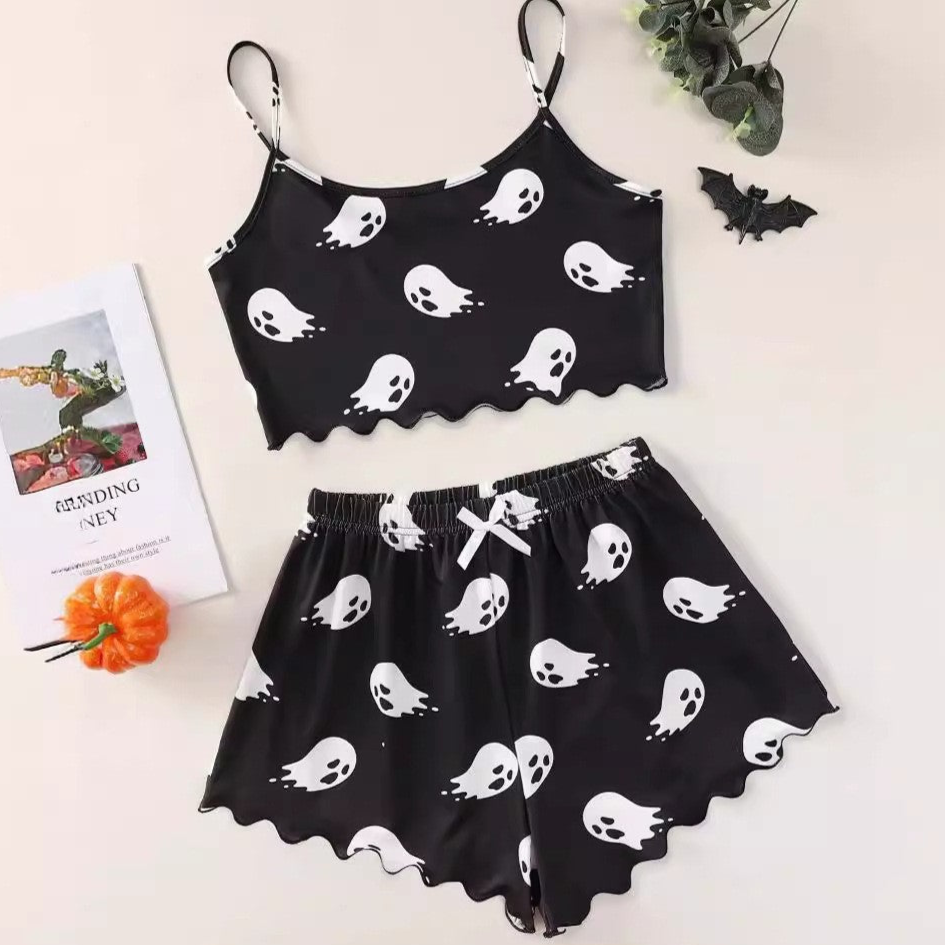 Ghost Pajama Set for Women