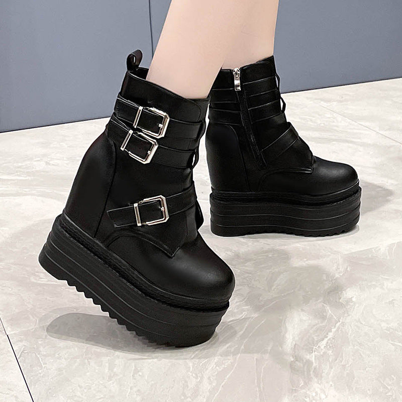Goth 5 Inches Wedge Boots