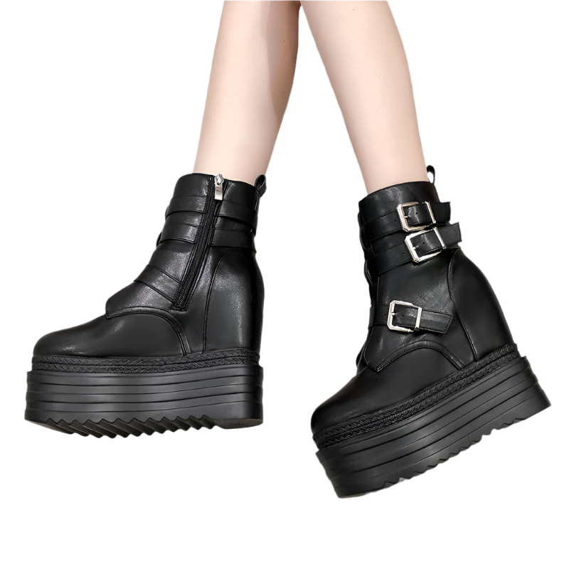 Goth 5 Inches Wedge Boots
