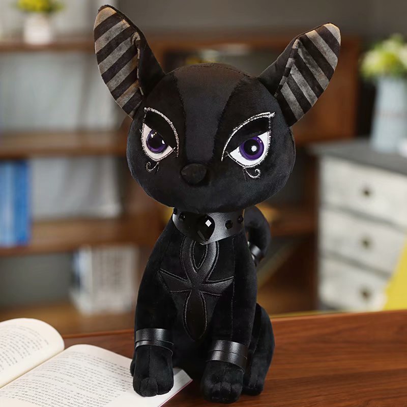 Goth Ankh Egyptian Cat Plush Toy