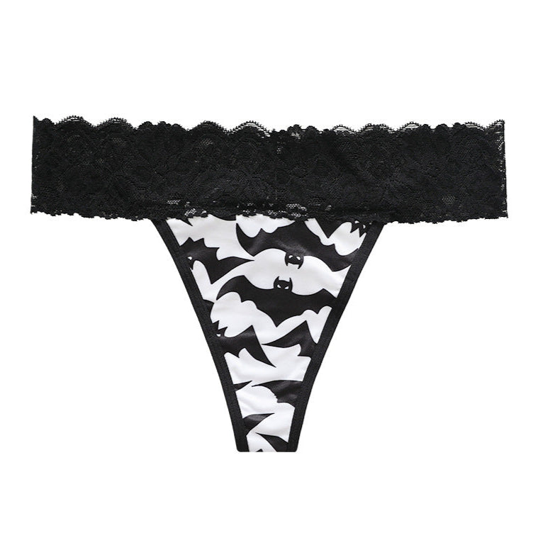 Goth Bat Panty Womens