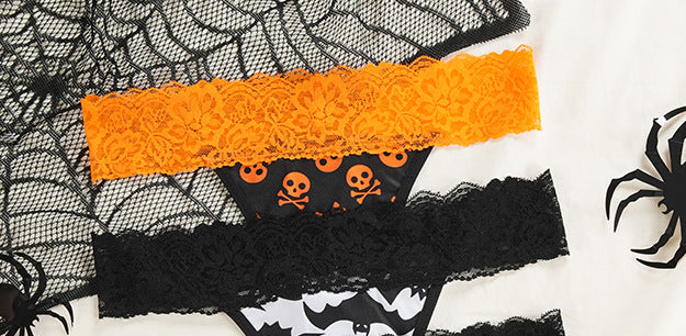 Goth Bat Panty Womens