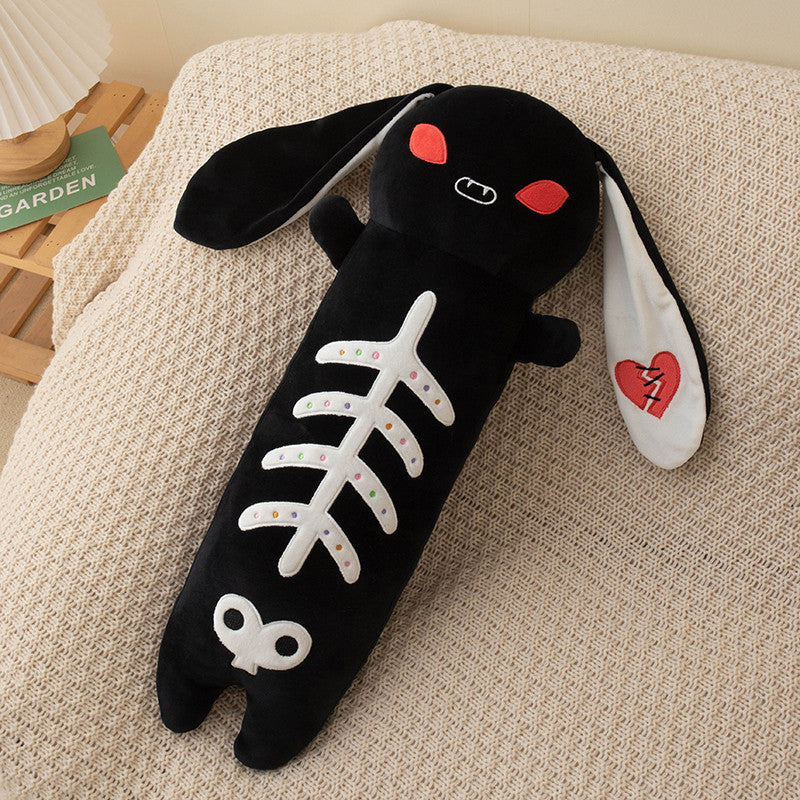 Goth Black Rabbit Plush