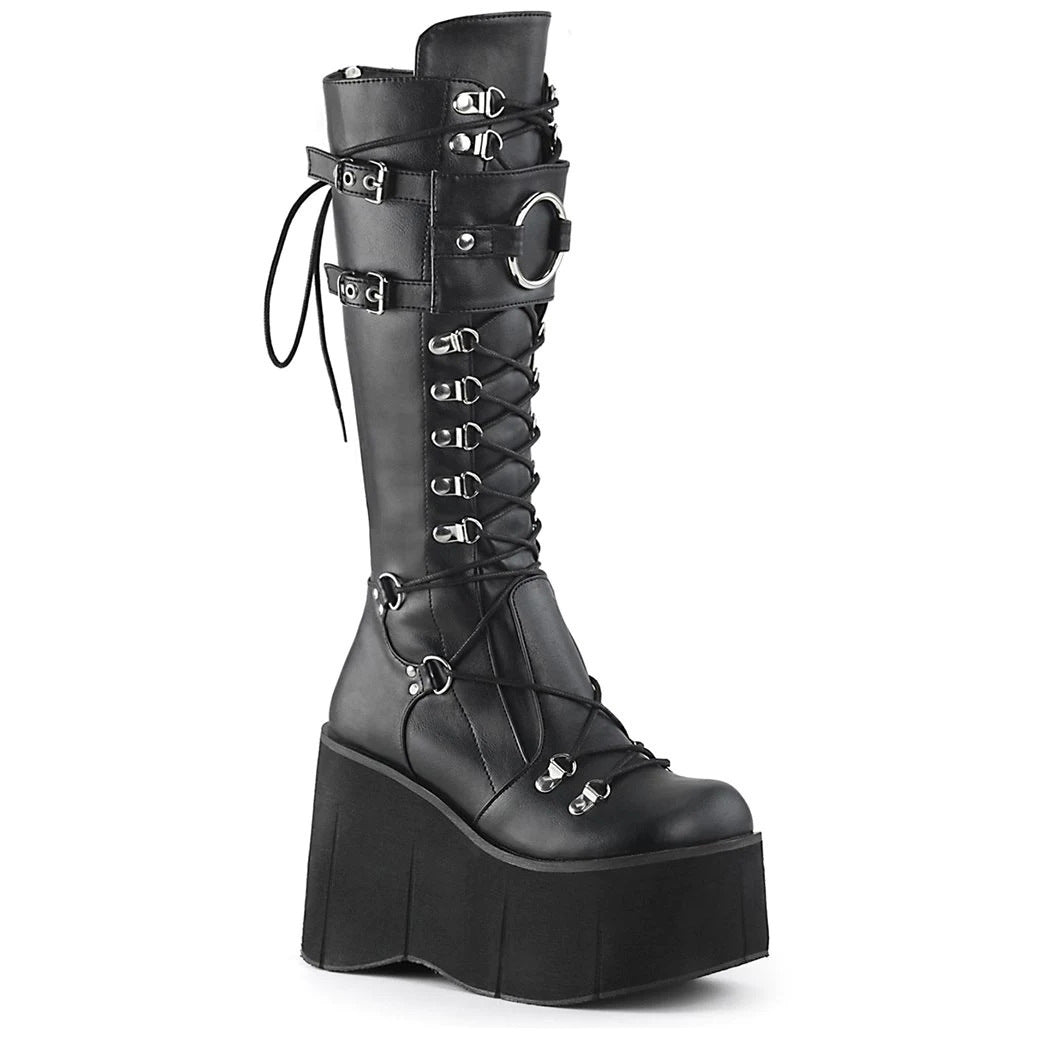 White Goth Boots for Women