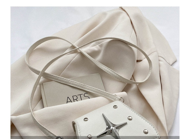 Goth Crossbody Purse white