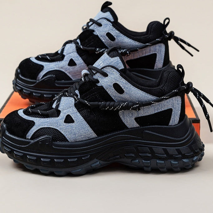 Black Goth Gym Shoes Womens