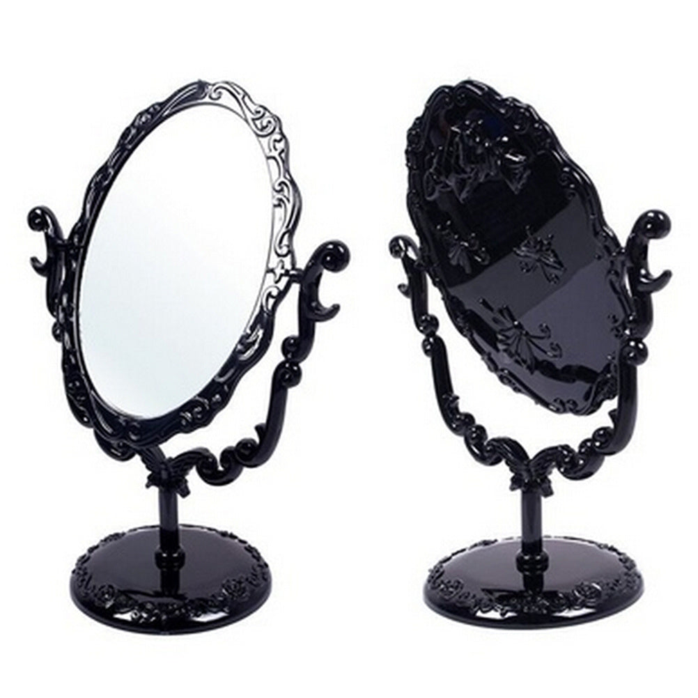 Goth Makeup Mirror Black