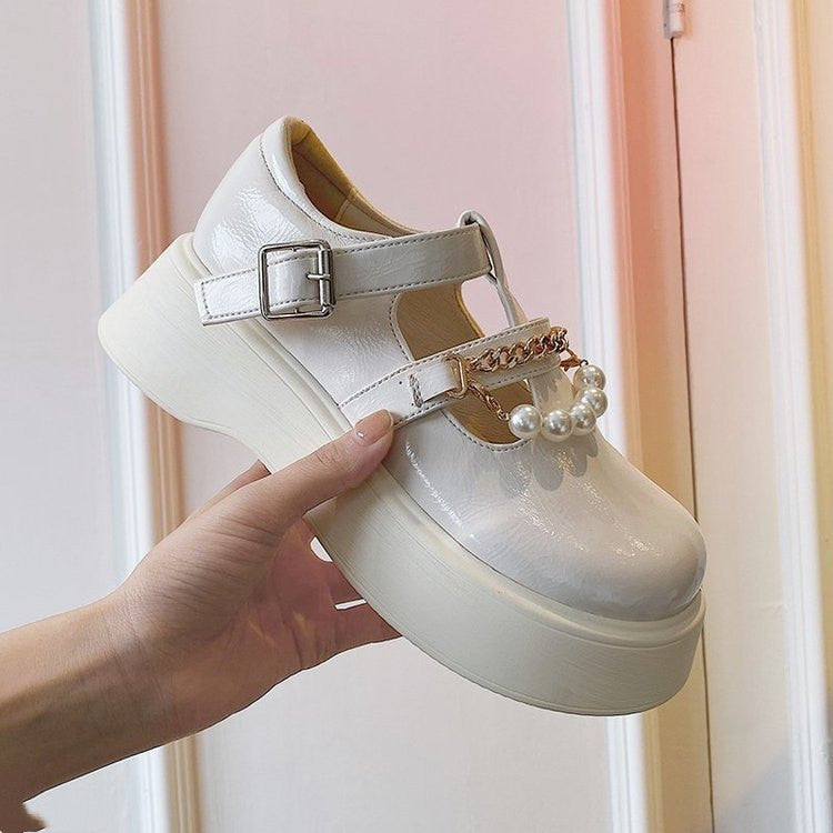 Goth Platform Lolita Shoes buckle