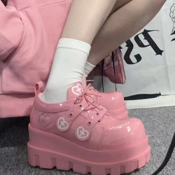 Goth Platform Shoes Vegan Leather