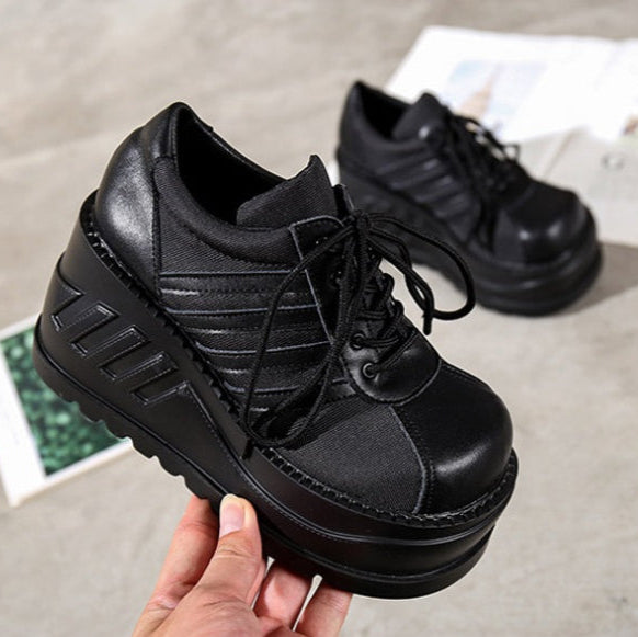 Goth High Platform Sneakers for Women