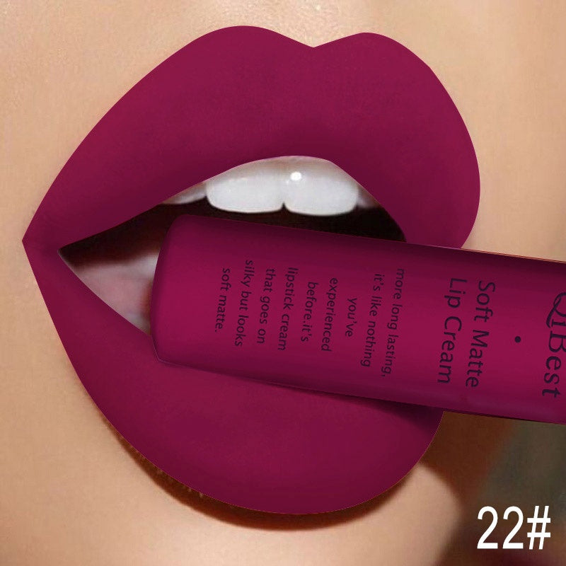 Goth Purple Lipstick Qibest Matte