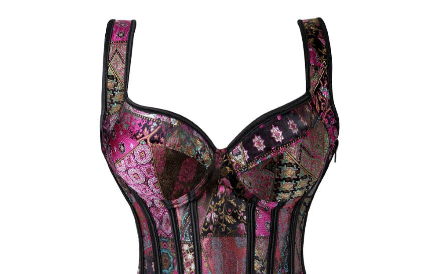 Goth Purple Vintage Corset