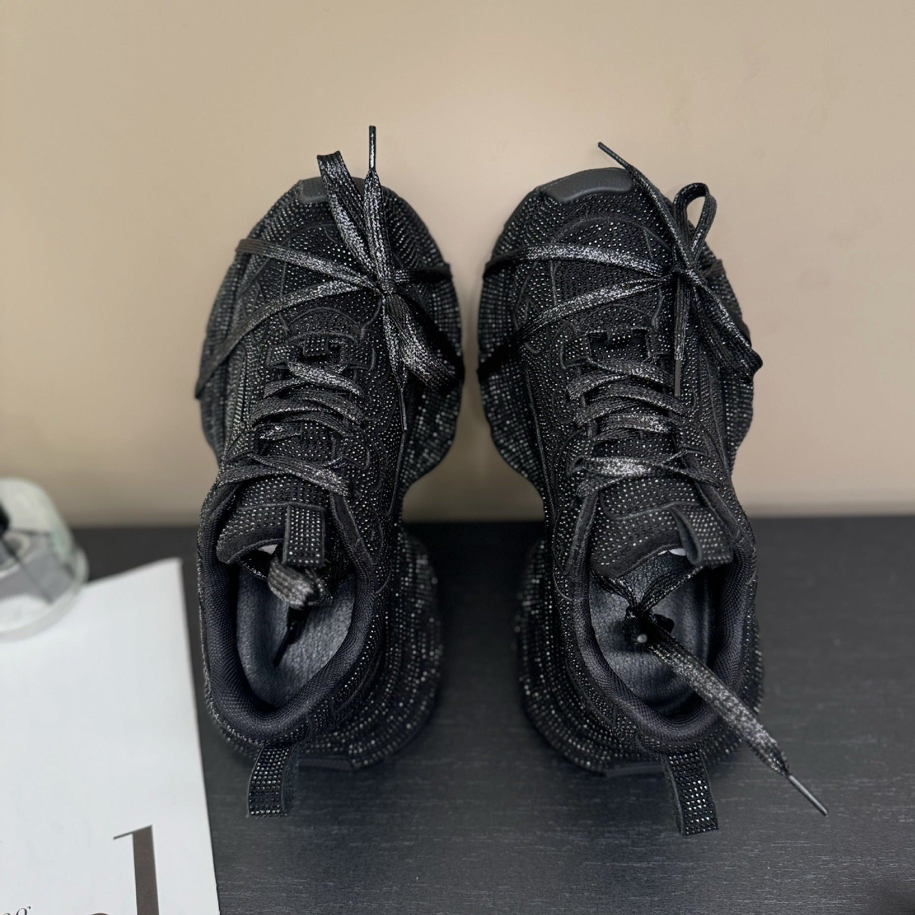 Black Goth Running Shoes Athletic Sneakers