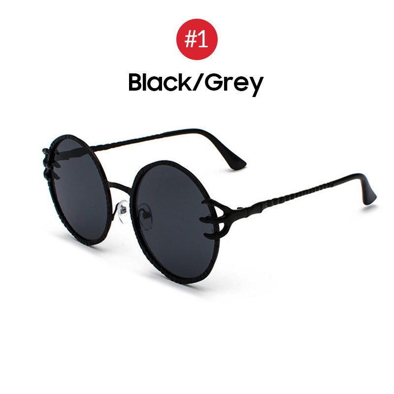 Goth Skeleton Hand Sunglasses black