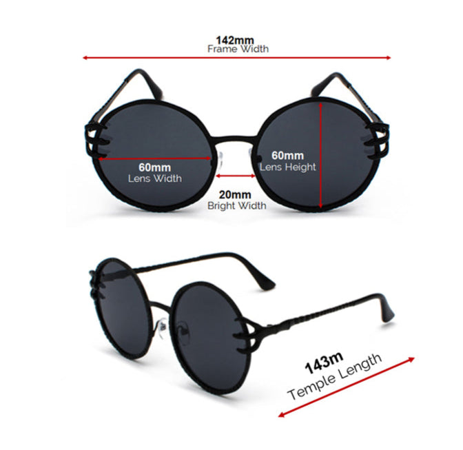 Goth Skeleton Sunglasses