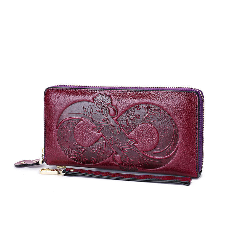 red Goth Vegan Leather Wallet
