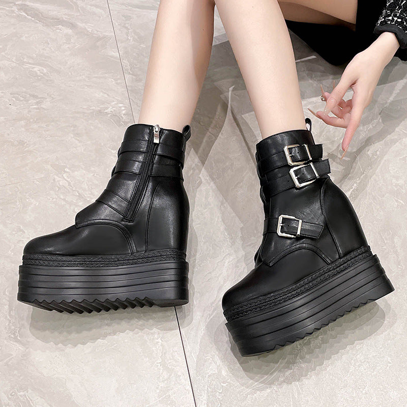 Gothic 5 Inches Wedge Boots