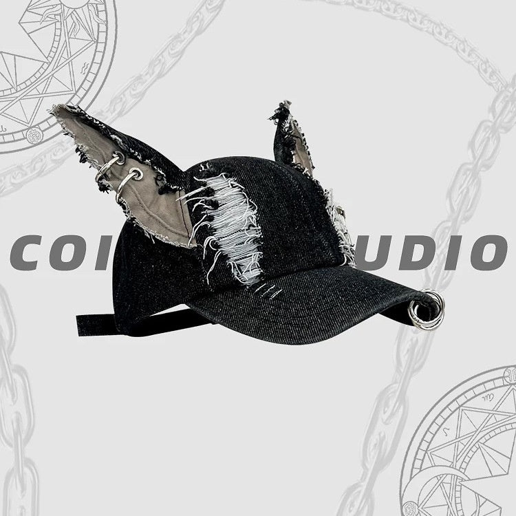 Gothic Baseball  hat Ears