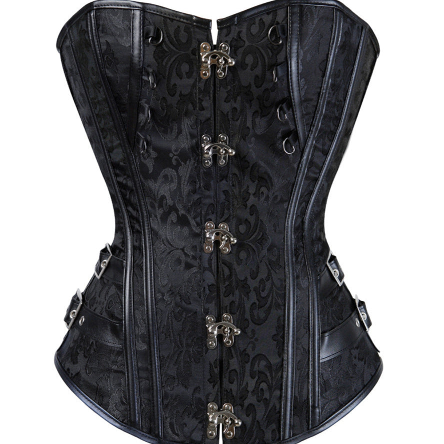 Gothic Black Corset Buckles