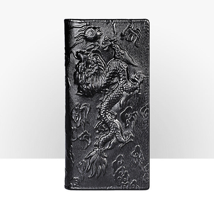 Gothic Black Dragon Wallet