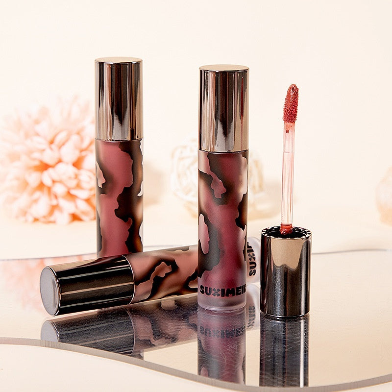 Gothic Bloody Dark Red Matte Liquid Lipstick