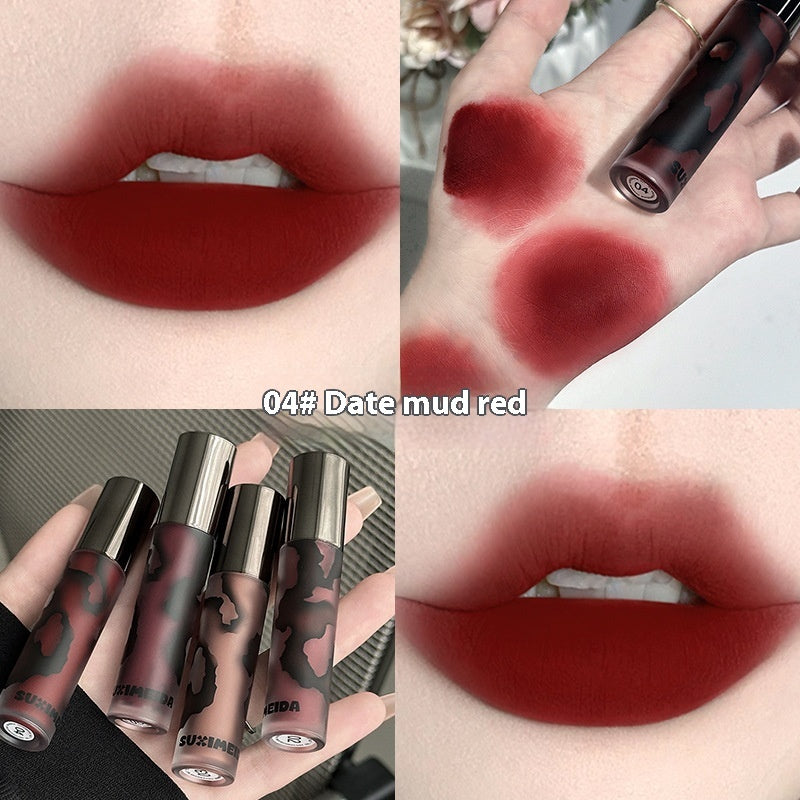 Gothic Bloody Dark Red Matte Liquid Lipstick